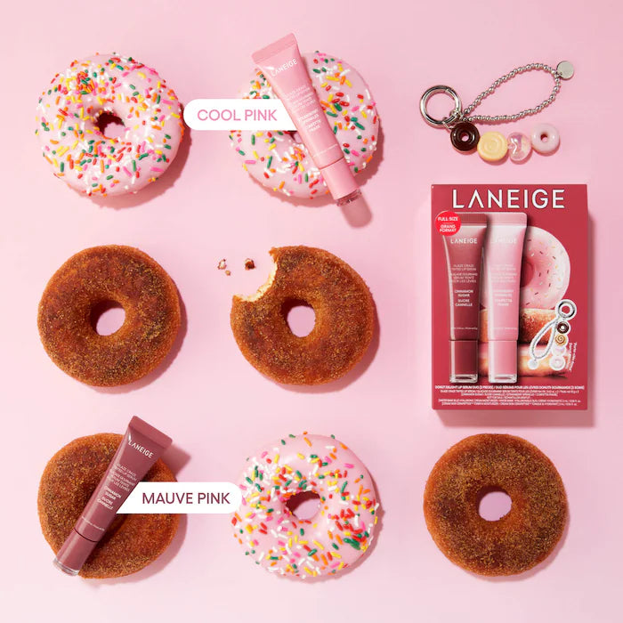 LANEIGE 
Glaze Craze Donut Delight Hydrating Tinted Lip Serum Duo