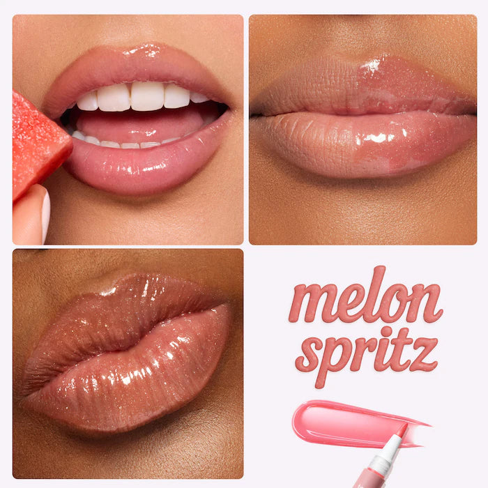 tarte 
maracuja juicy lip plumping peptide gloss with charm